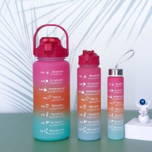 3in 1Water Bottles with Times Drink for Office/Home/Sports/outdoor