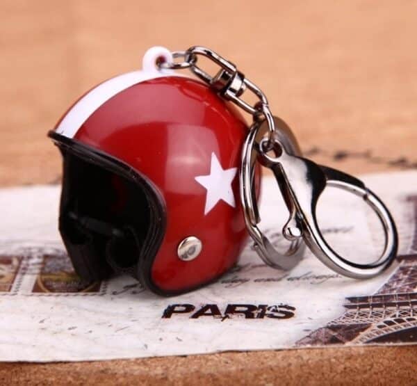 Bike Helmet Keychain