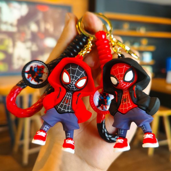 3d Cartoon Anime Spider Man Keychain